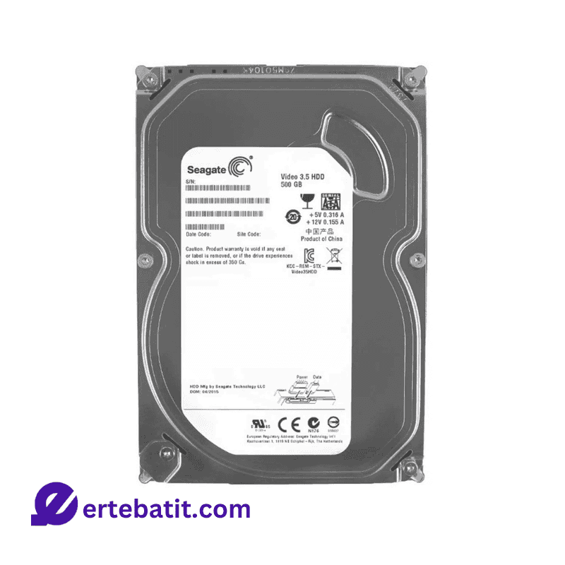 هارد دیسک اینترنال ظرفیت 500GB برند SEAGATE