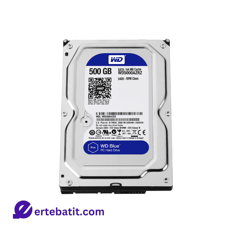 هارد دیسک اینترنال BLUE ظرفیت 500GB برند WD اصلی