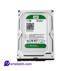 هارد دیسک اینترنال GREEN ظرفیت 1TB برند WD شرکتی