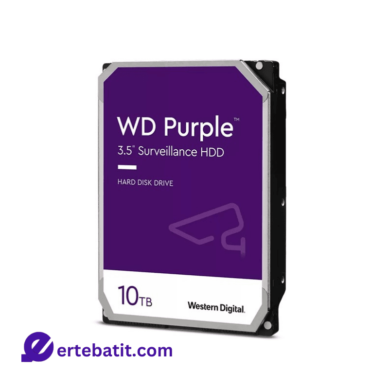 هارد دیسک اینترنال PURPLE ظرفیت 10TB برند WD اصلی