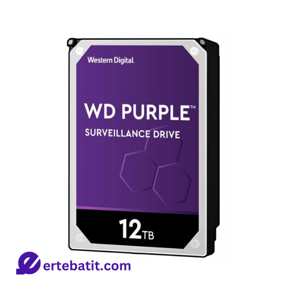 هارد دیسک اینترنال PURPLE ظرفیت 12TB برند WD اصلی