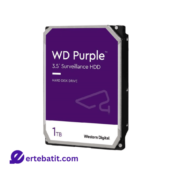 هارد دیسک اینترنال PURPLE ظرفیت 1TB برند WD اصلی