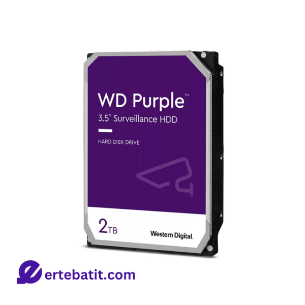 هارد دیسک اینترنال PURPLE ظرفیت 2TB برند WD اصلی