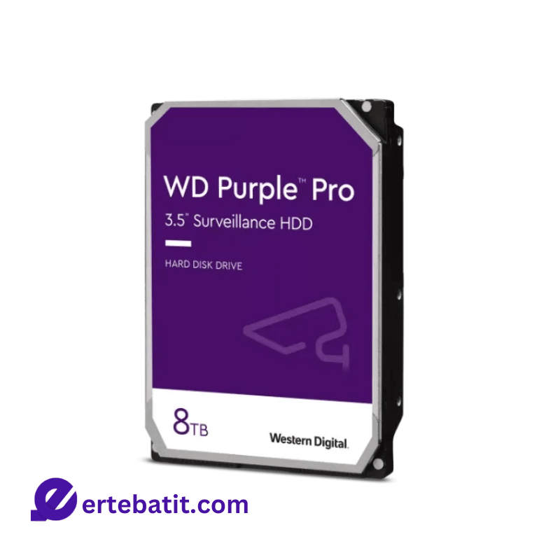 هارد دیسک اینترنال PURPLE ظرفیت 8TB برند WD اصلی