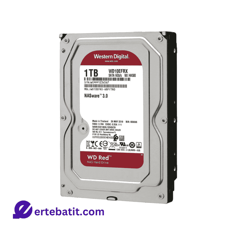 هارد دیسک اینترنال RED ظرفیت 1TB برند WD اصلی