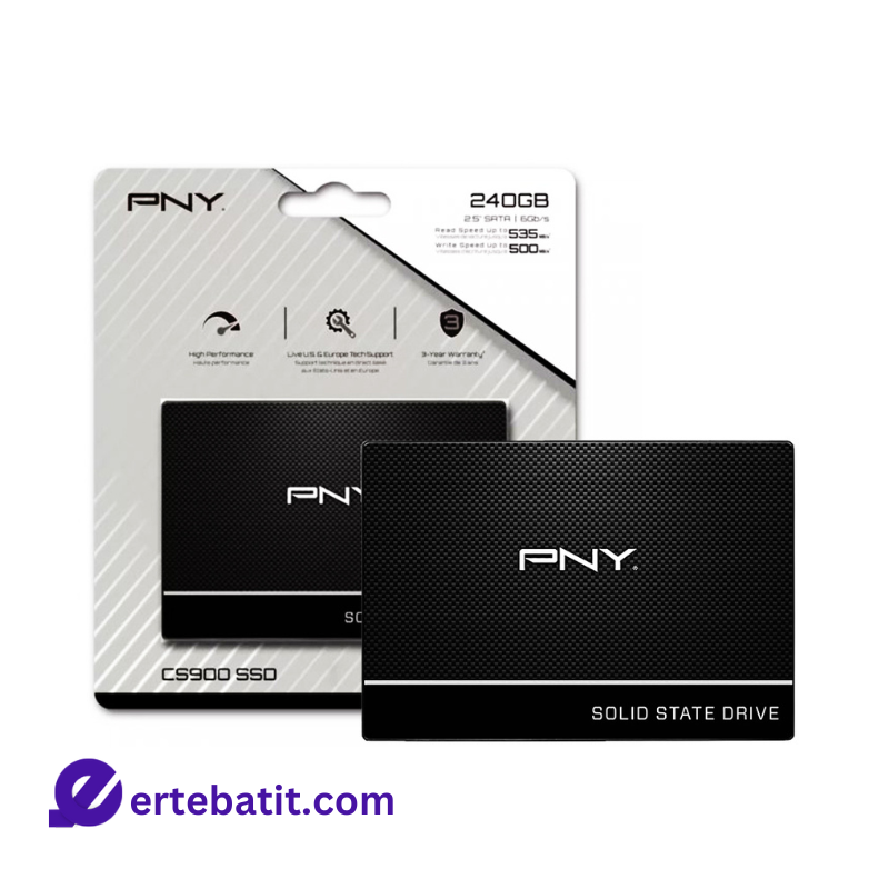 حافظه SSD اینترنال SATA مدل CS900 ظرفیت 240GB برند PNY
