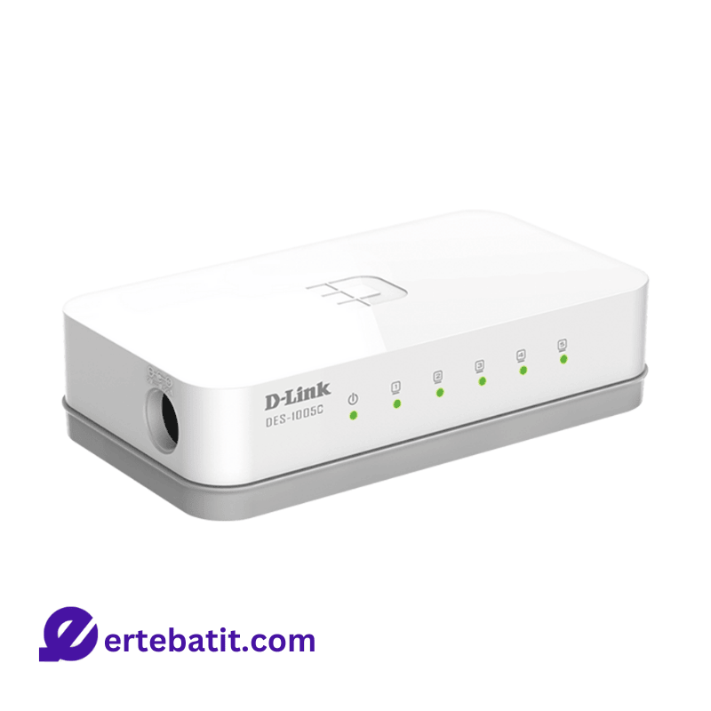 سوییچ 5 پورت مدل DES-1005-C 100 P برند D-LINK