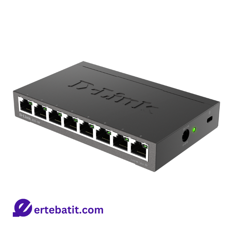 سوییچ 8 پورت مدل DGS-108 GIG F برند D-LINK
