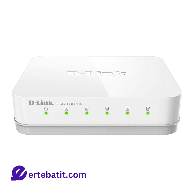سوییچ 5 پورت مدل DGS-1005A برند D-LINK