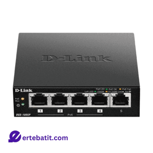 سوییچ 5 پورت مدل DES-F1005P-E POE برند D-LINK