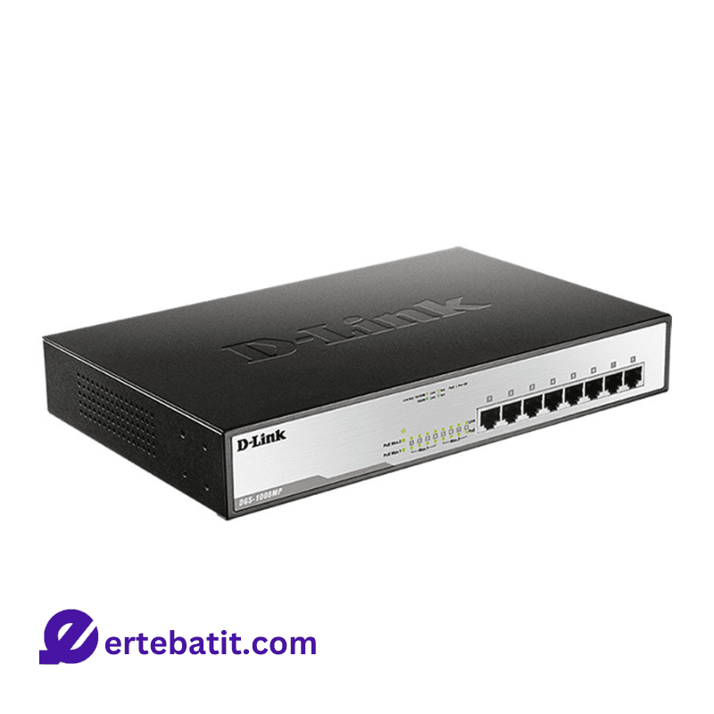 سوییچ 8 پورت مدل DGS-1008-MP POE برند D-LINK