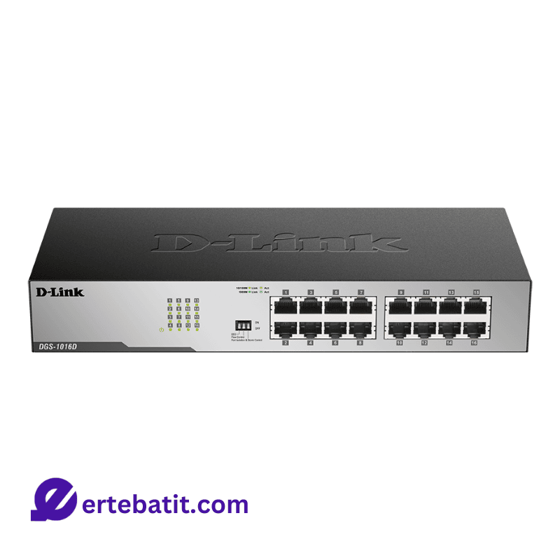 سوییچ 16 پورت مدل DGS-1016D GIG F برند D-LINK