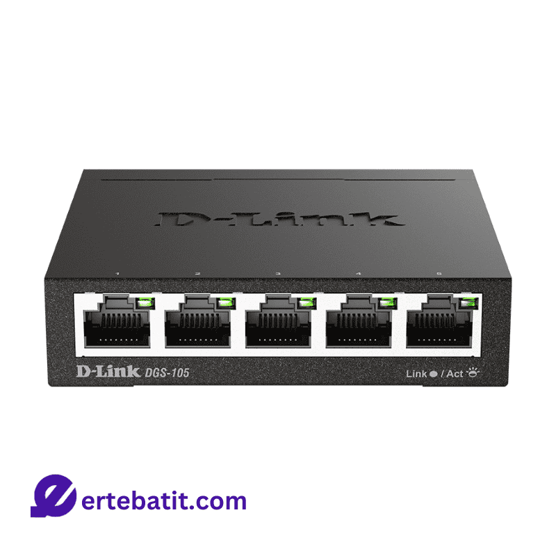 سوییچ 5 پورت مدل DGS-105 GIG F برند D-LINK
