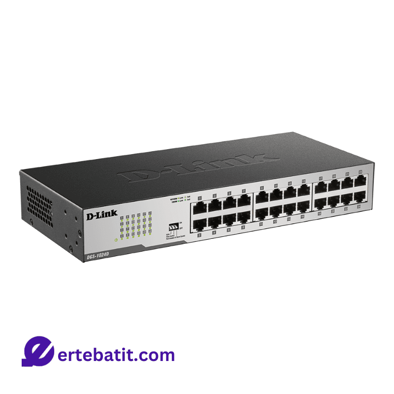 سوییچ 24 پورت مدل DGS-1024D GIG F برند D-LINK