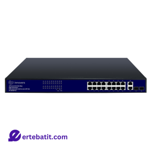 سوییچ 16 پورت مدل IN-10016GP-2C POE برند INNOVERS