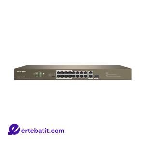 سوییچ 16 پورت مدل F1118-POE برند IP-COM