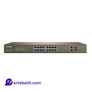 سوییچ 16 پورت مدل TEF1218P POE برند TENDA