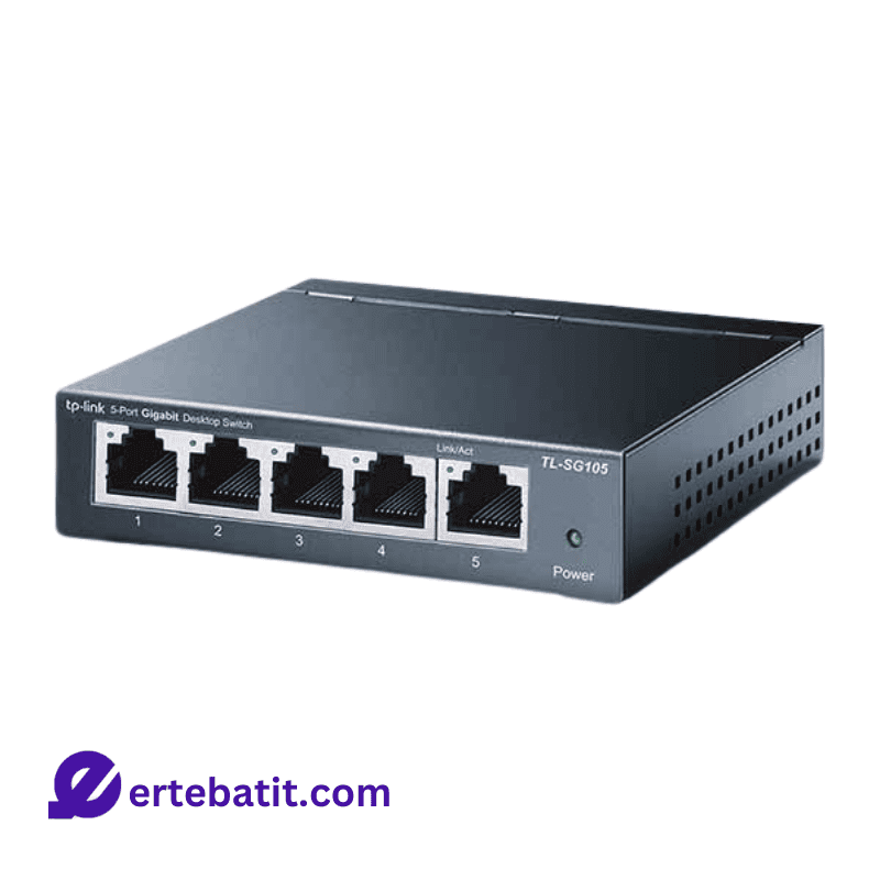 سوییچ 5 پورت مدل S105 10\100 برند tp-link