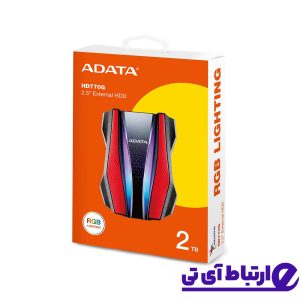 هارد اکسترنال ای دیتا ADATA HD770 2TB RED