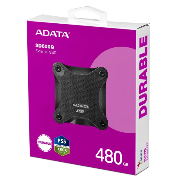حافظه SSD ای دیتا 480 گیگابایت اکسترنال مدل SD600Q - Image 5