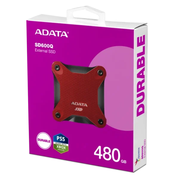حافظه SSD ای دیتا 480 گیگابایت اکسترنال مدل SD600Q - Image 6