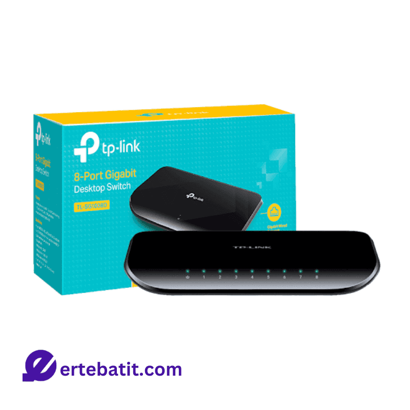 سوییچ 8 پورت مدل SG1008D GIG برند TP-LINK