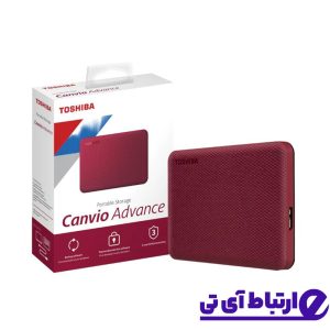 هارد اکسترنال توشیبا Toshiba Canvio ADVANCE V10 2TB Red