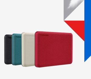 هارد اکسترنال توشیبا Toshiba Canvio ADVANCE V10 1TB Red - Image 2