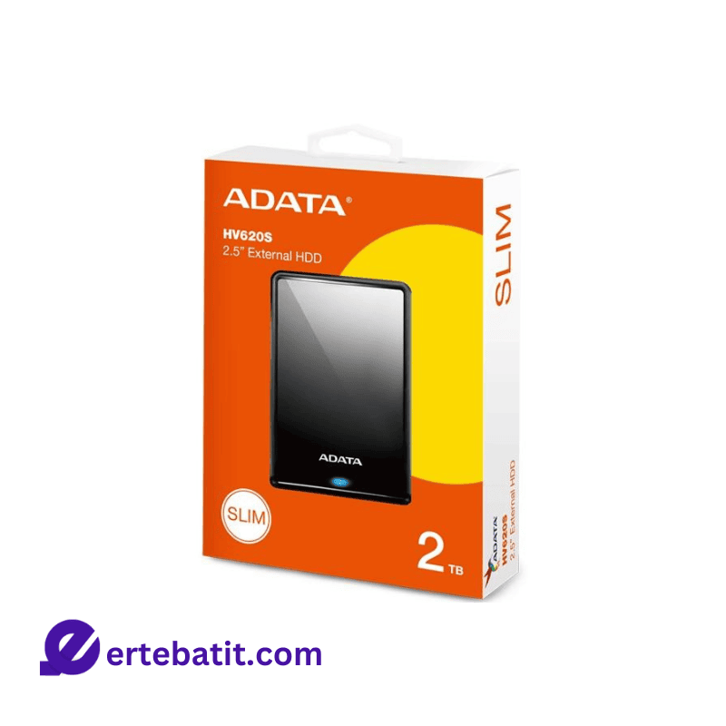 هارد دیسک اکسترنال مدل HV620S ظرفیت 2 ترابایت برند ADATA