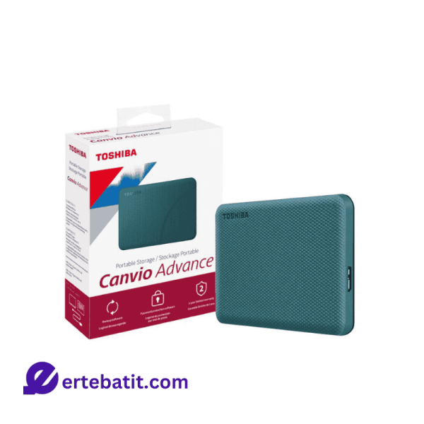 هارد دیسک اکسترنال مدل Canvio Advance ظرفیت 1TB برند TOSHIBA