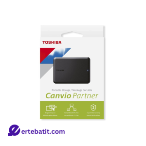 هارد دیسک اکسترنال مدل Canvio Partner ظرفیت 1TB برند TOSHIBA