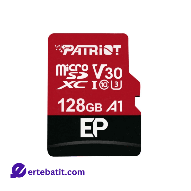 MicroSD مدل EP U3 4K ظرفیت 128GB برند PATRIOT