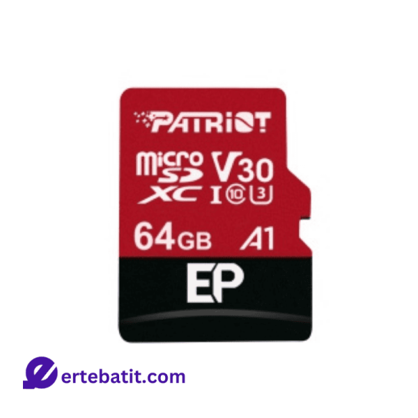MicroSD مدل EP U3 4K ظرفیت 64GB برند PATRIOT