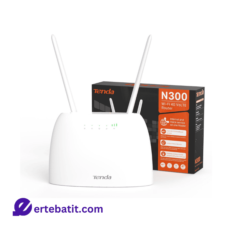 مودم روتر بی سیم 4.5G LTE سیم‌کارت خور مدل 4G06c مدل Tenda