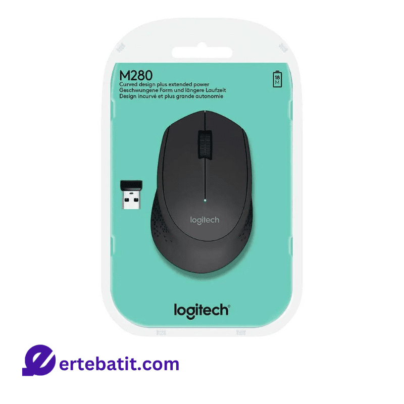 موس بی سیم مدل M280 برند LOGITECH