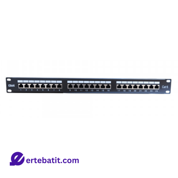 پچ پنل 24 پورت Cat 6 UTP مدل K-N 1062 برند K-NET