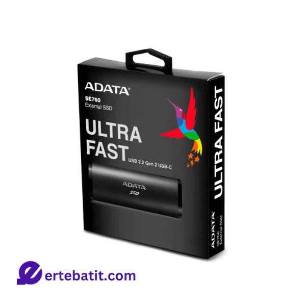حافظه SSD ای دیتا 256 گیگابایت مدل SE760