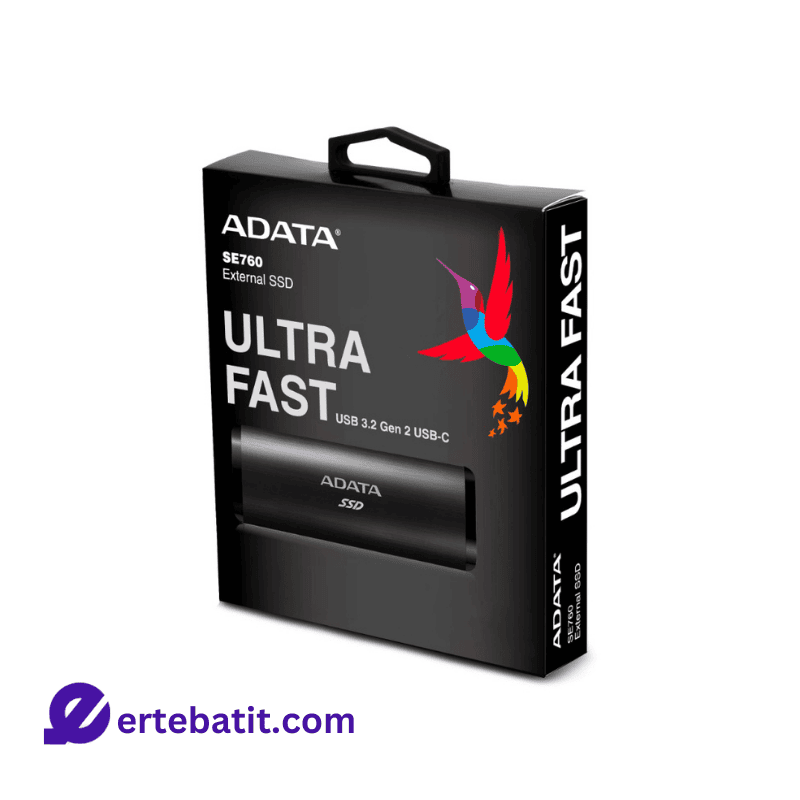 حافظه SSD ای دیتا 256 گیگابایت مدل SE760