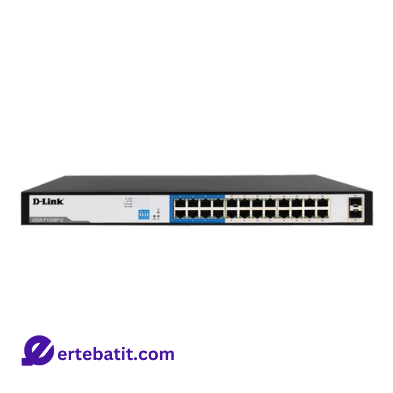 سوییچ 24 پورت مدل DGS-F1024P POE برند D-LINK