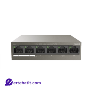 سوییچ 4 پورت مدل TEF1106P 63W برند TENDA