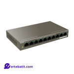 سوییچ 8 پورت مدل TEG1110PF-102W Gigabit POE برند TENDA