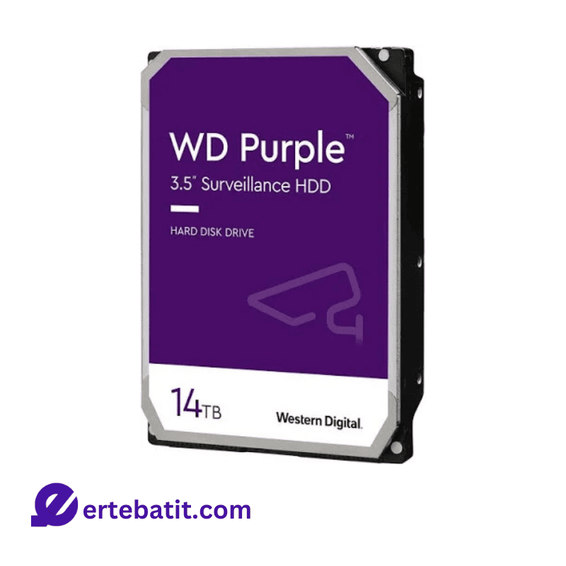 هارد دیسک وسترن دیجیتال مدل PURPLE ظرفیت 14 ترابایت