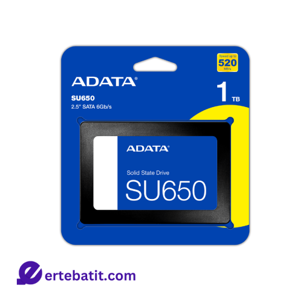 حافظه SSD اینترنال SATA مدل SU650 ظرفیت 1 ترابایت برند ADATA