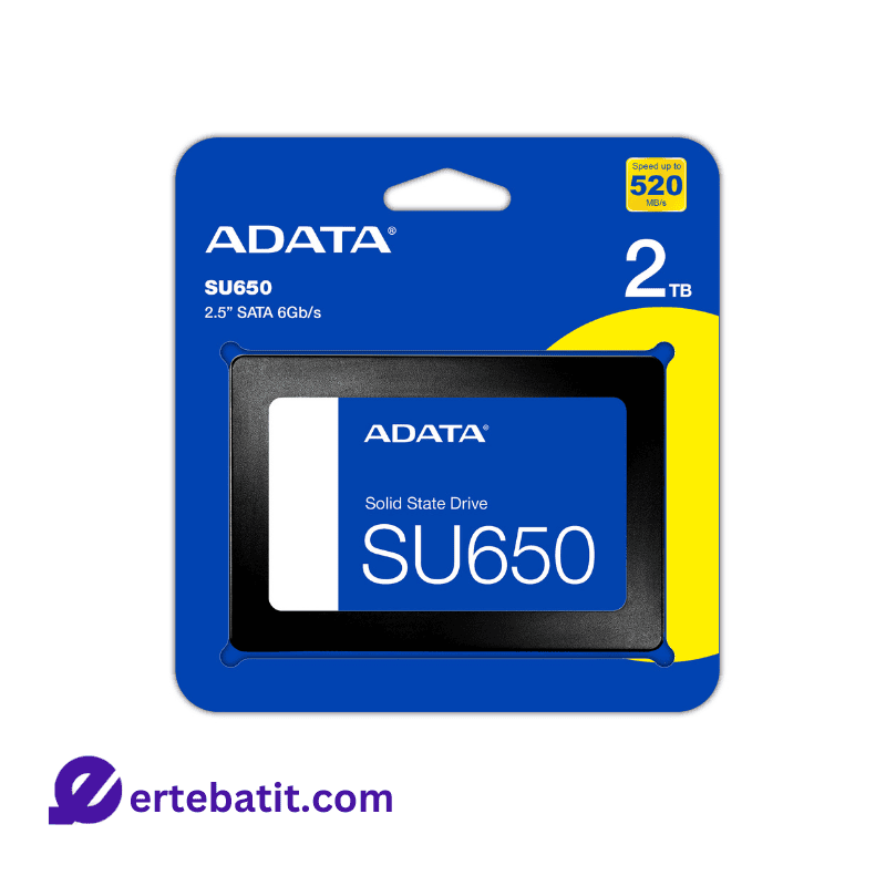 حافظه SSD اینترنال SATA مدل SU650 ظرفیت 2 ترابایت برند ADATA