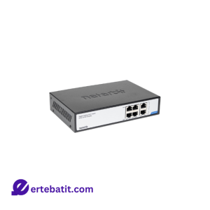 سوییچ 6 پورت مدل NGS-F1006P-C برند NETERBIT