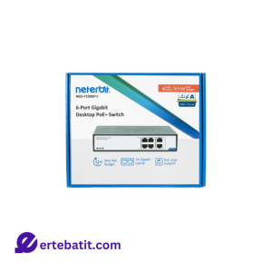 سوییچ 6 پورت مدل NGS-F1006P-C برند NETERBIT