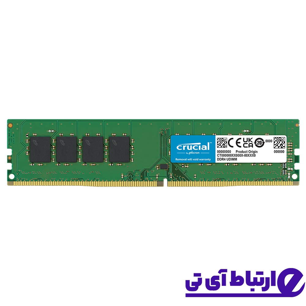 رم کامپیوتر کروشیال Crucial 16GB (1×16GB) DDR4 3200MHz CL22