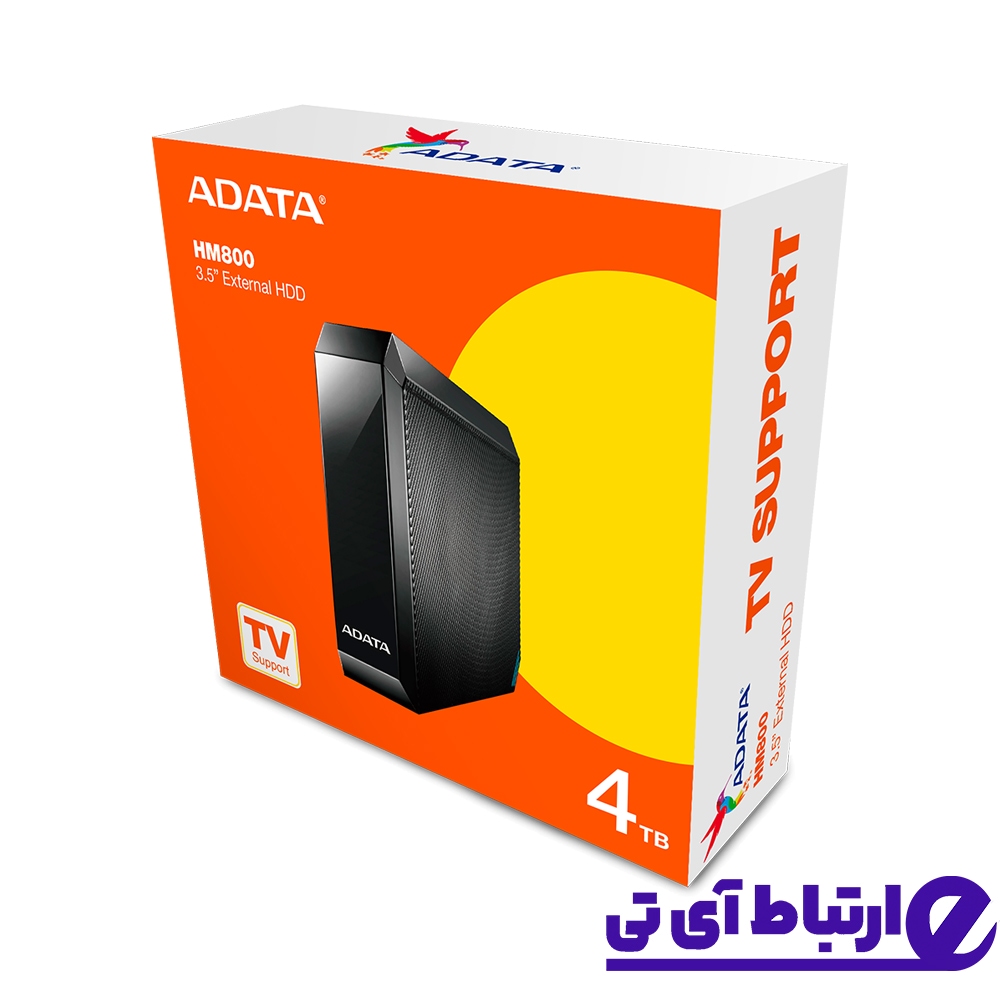 ADATA HM800 4TB BLACK MANI-20260216 هارد اکسترنال ای دیتا ADATA HM800 4TB BLACK
