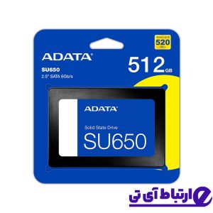 حافظه SSD ای دیتا ADATA SU650 512GB SATA