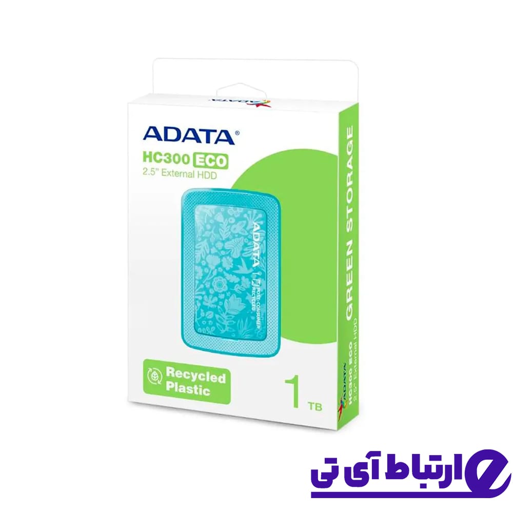 هارد اکسترنال ای دیتا ADATA HC300 ECO 1TB Green